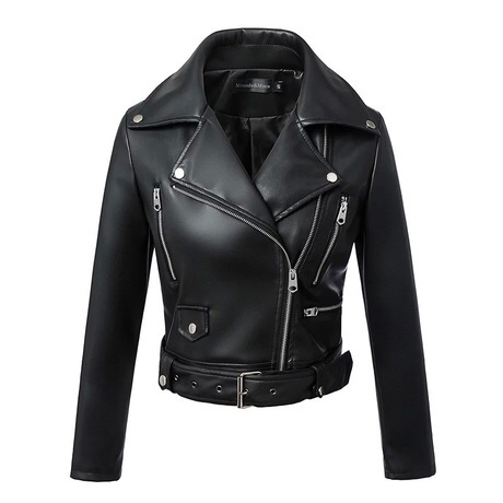 leather biker jacket